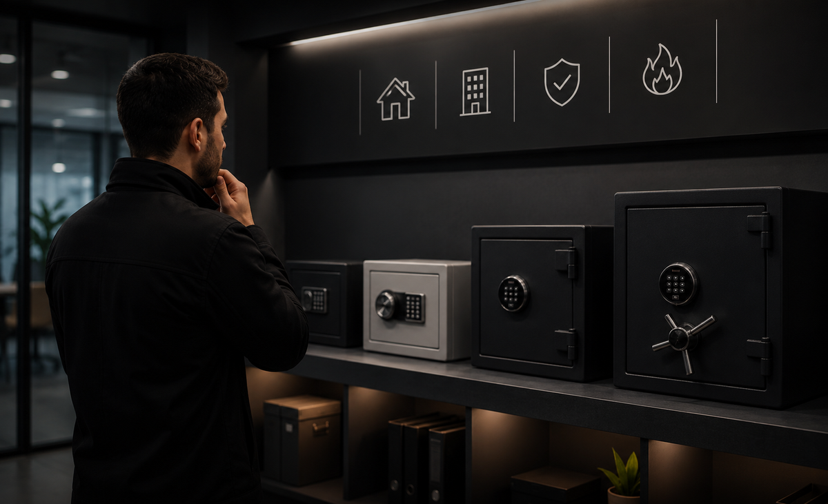 Cómo elegir la caja de seguridad correcta para tu hogar o negocio